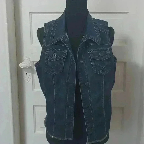 Maurices Jackets & Blazers - Maurices Denim Vest #0073D